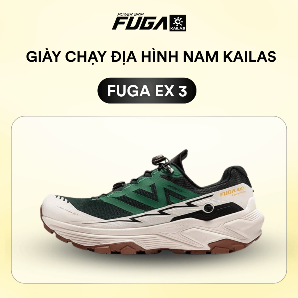 Giày Chạy Địa Hình Nam Kailas FUGA EX 3 Độ Bám Vượt Trội Thiết Kế Êm Ái Thoáng Khí Bền Bỉ