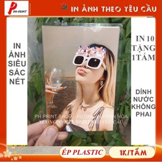 In ảnh 6x9 giá 1k/tấm ép plastic bo góc