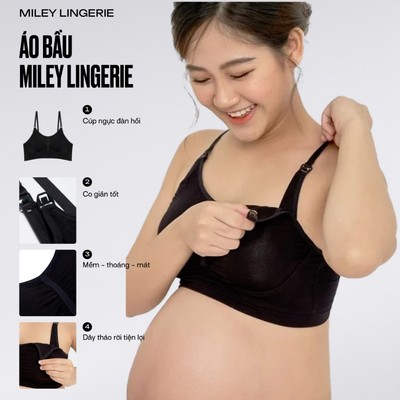 Áo Ngực Cho Con Bú Miley Lingerie Vải Sợi Thiên Nhiên Bamboo Cao Cấp BRB0103