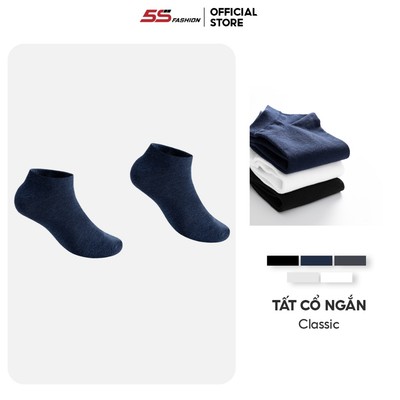 Tất Nam 5S FASHION Dày Dặn, Mềm Mịn, Thấm Hút, Trơn Basic TAT25001-TAT25014-TAT24007