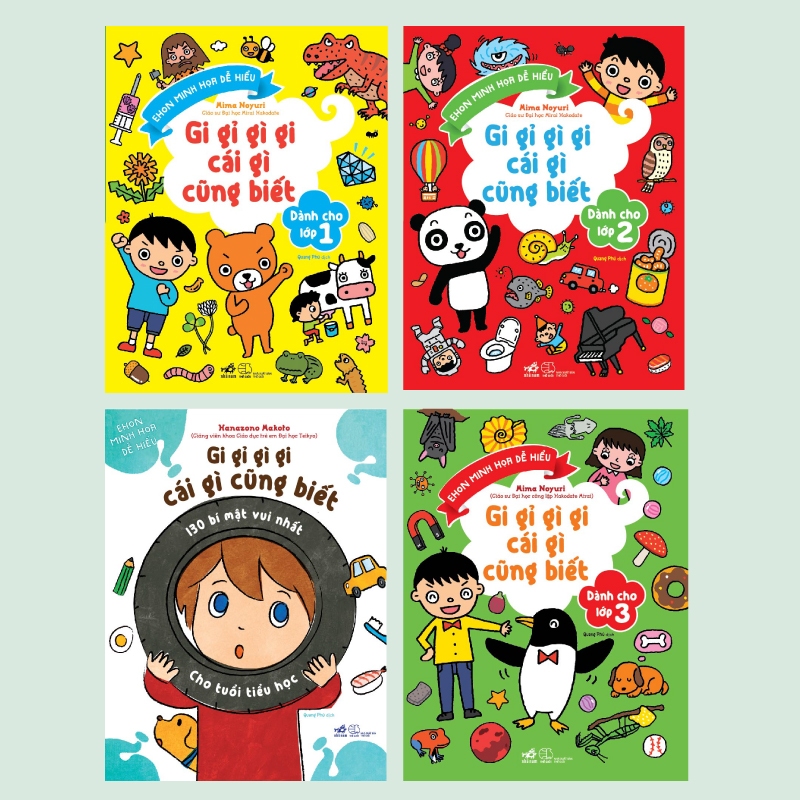 Sách - combo 4 cuốn - Gi gỉ gi gi cái gì cũng biết (Nhã Nam)   - NNB