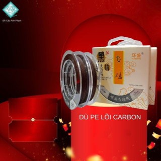 Dây câu cá dù pe lõi carbon dây thẻo câu đài chuyên làm thẻo săn hàng chiều dài 30m DC-12