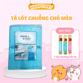  Bịch Tã Lót Chuồng Cho Chó Mèo - Tã Lót Cho Chó Mèo Siêu Thấm Hút Loại Dày - Cả Bịch - Happy Pet 