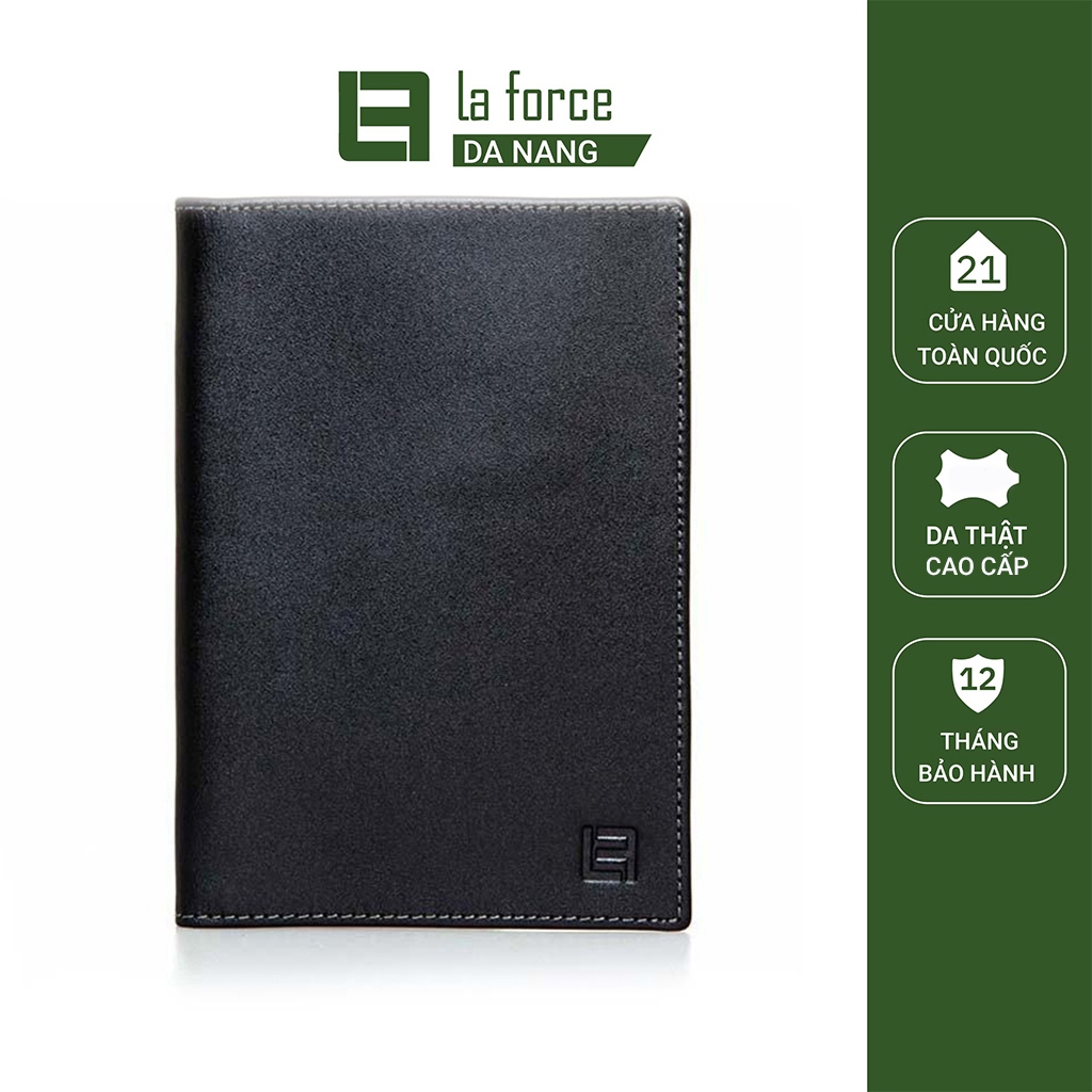 Ví nam LaForce Đà Nẵng VLADB-28D-LFDN đựng hộ chiếu da trơn siêu mềm