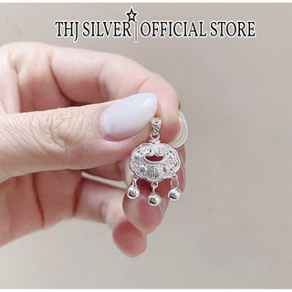  Mặt dây chuyền khánh trường thọ chuẩn bạc ta size nhỏ- THU HUONG SILVER 