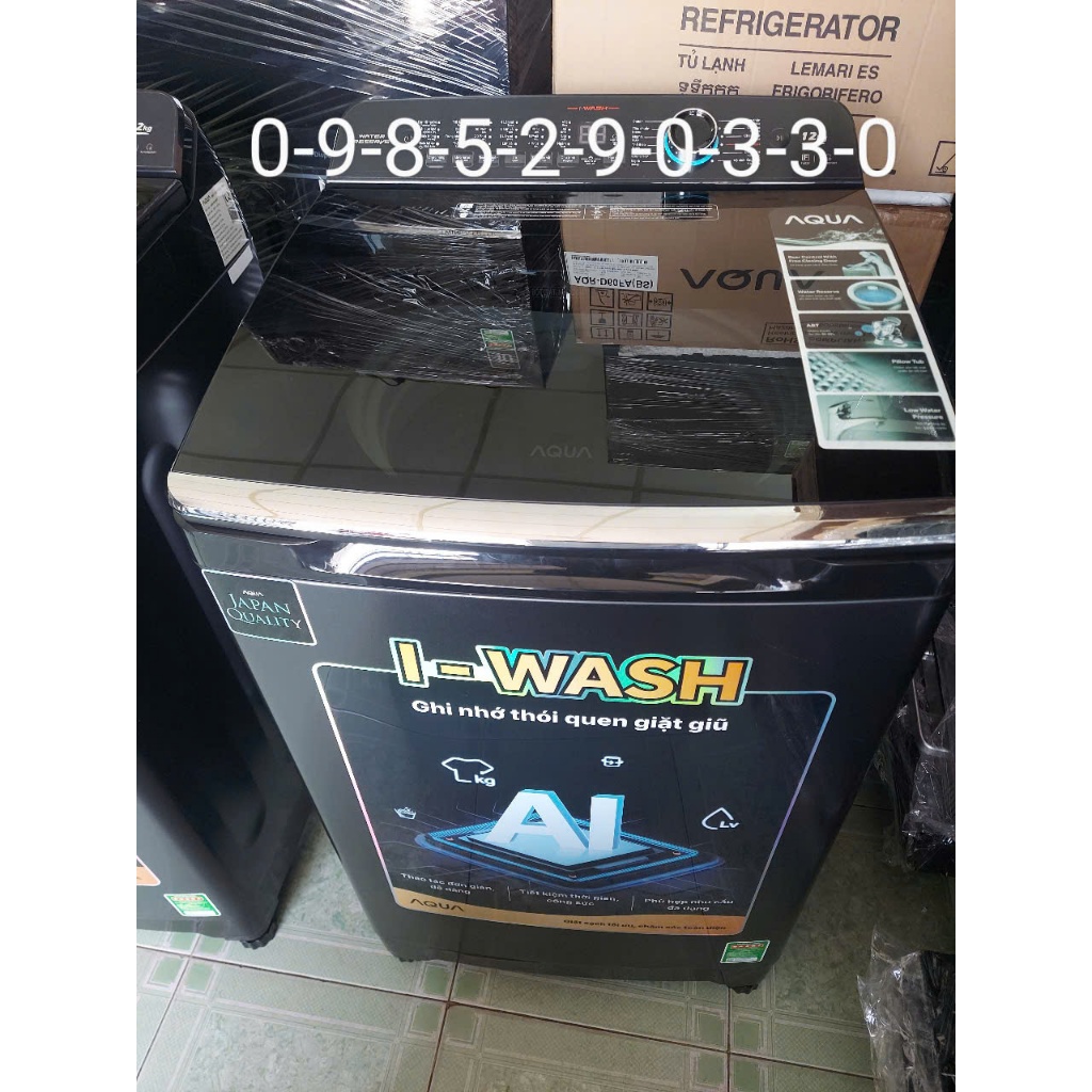 Máy giặt Aqua 12 kg AQW-FR120HT BK ( Hàng xã kho giá rẻ - bảo hành chính hãng )