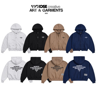 RUBBER HOODIE ZIP Premium Cotton - Áo khoác nỉ bông cao cấp (Có túi trong không xù) Whose Studio