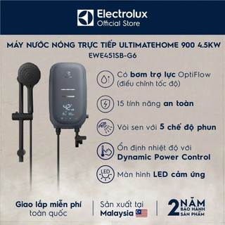  Free giao lắp - Máy nước nóng trực tiếp Electrolux UltimateHome 900 4.5kW EWE451SB-G6 