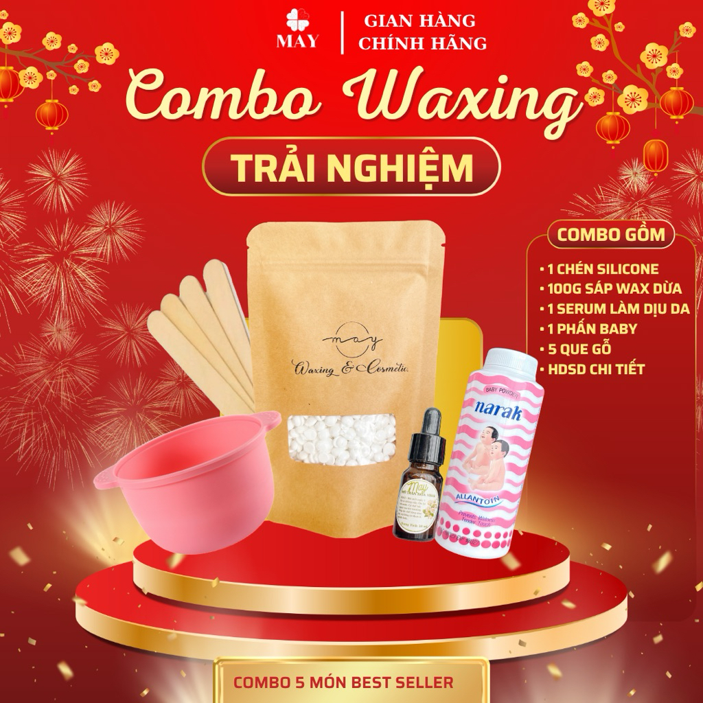 COMBO WAX 5 MÓN trải nghiệm [ HOT DEAL MAY WAXING ]