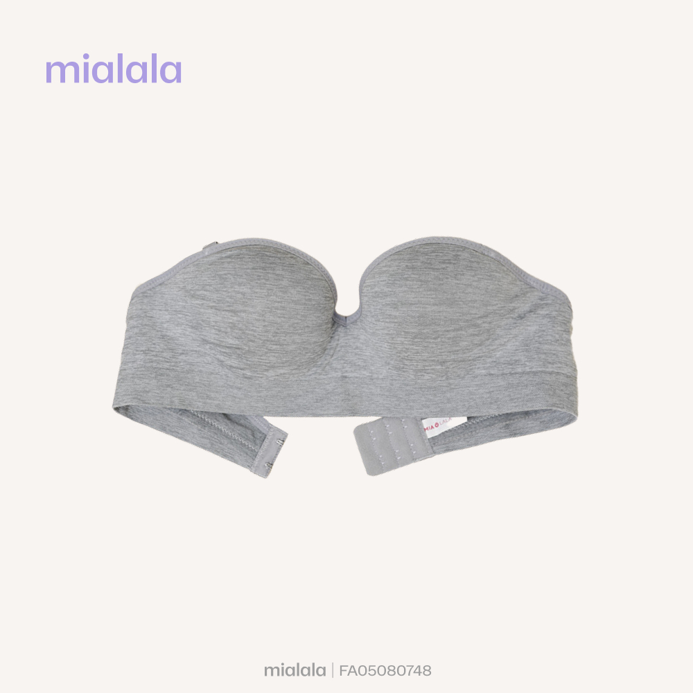 Áo ngực nữ có gọng Mialala quả ngang đệm mỏng 1cm 0748