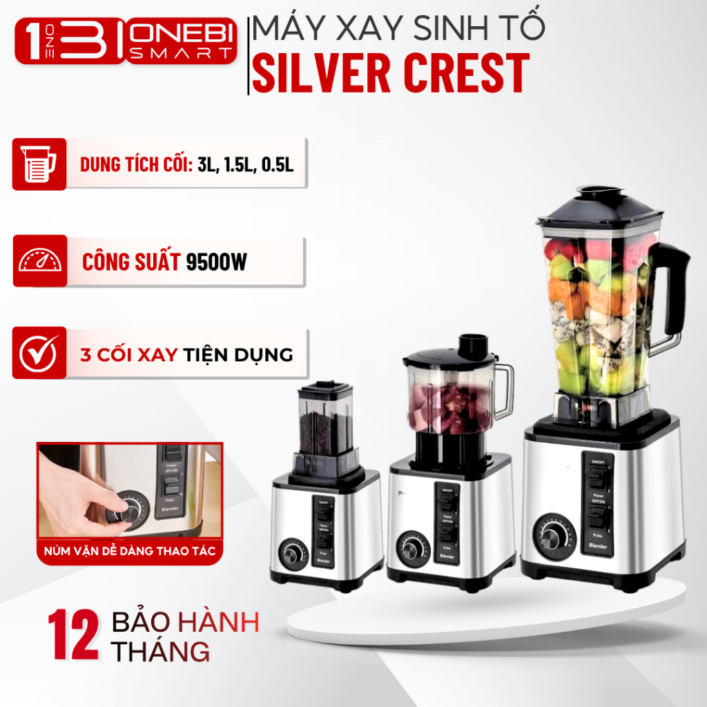 Máy Xay Sinh Tố Công Nghiệp BARDEFU 3 Cối Xay 8500W Hàng Chính Hãng, Xay Đa Năng Siêu Tiện