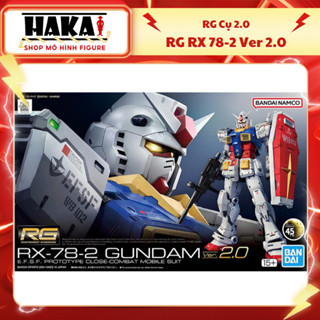 Mô Hình Lắp Ráp Gundam RG RX 78-2 Ver 2.0 ( Cụ ) - Mô hình Figure Hakai Shop