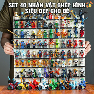 [RẺ NHẤT THỊ TRƯỜNG] Set 40 Mô Hình Lắp Ghép Ninja Siêu Đẹp Cho Bé Bigcitybuy