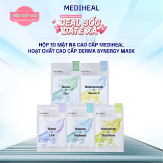 Hộp 10 Mặt Nạ Cao Cấp Mediheal Hoạt Chất Chuyên Dưỡng Ẩm Derma Synergy Care 25ml