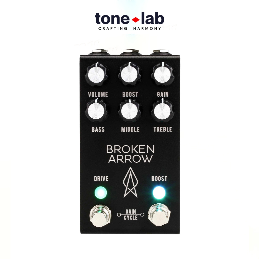 [Tone Lab] [HCM] Bàn đạp hiệu ứng Jackson Audio Broken Arrow Overdrive Pedal - Anodized Black