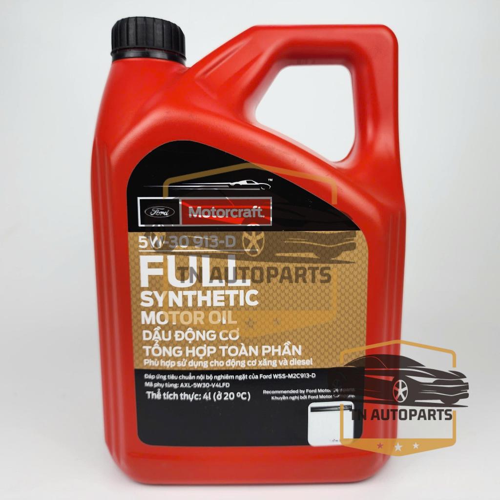 [Chính Hãng] Dầu nhớt động cơ 5W30 tổng hợp toàn phần - Ford Motorcraft (Mã: AXL-5W30-V4LFD)