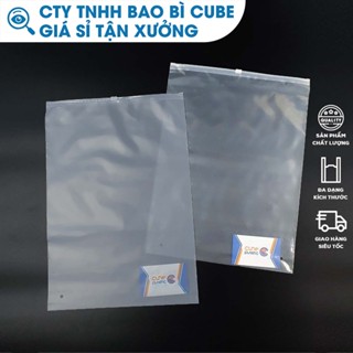 Túi Zipper PE, HD Mờ Khoá Kéo [1KG] Đủ Size - Hàng loại 1 chất lượng cao - CTY BAO BÌ CUBE
