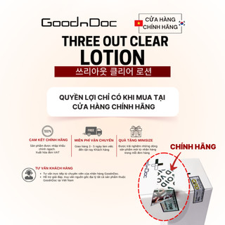GoodnDoc Three Out Clear Lotion - Sữa Dưỡng Ẩm Trắng Da
