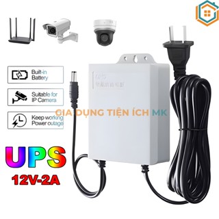 Bộ lưu điện UPS 12V 2A cho camera wifi ngoài trời chống nước dung lượng cao