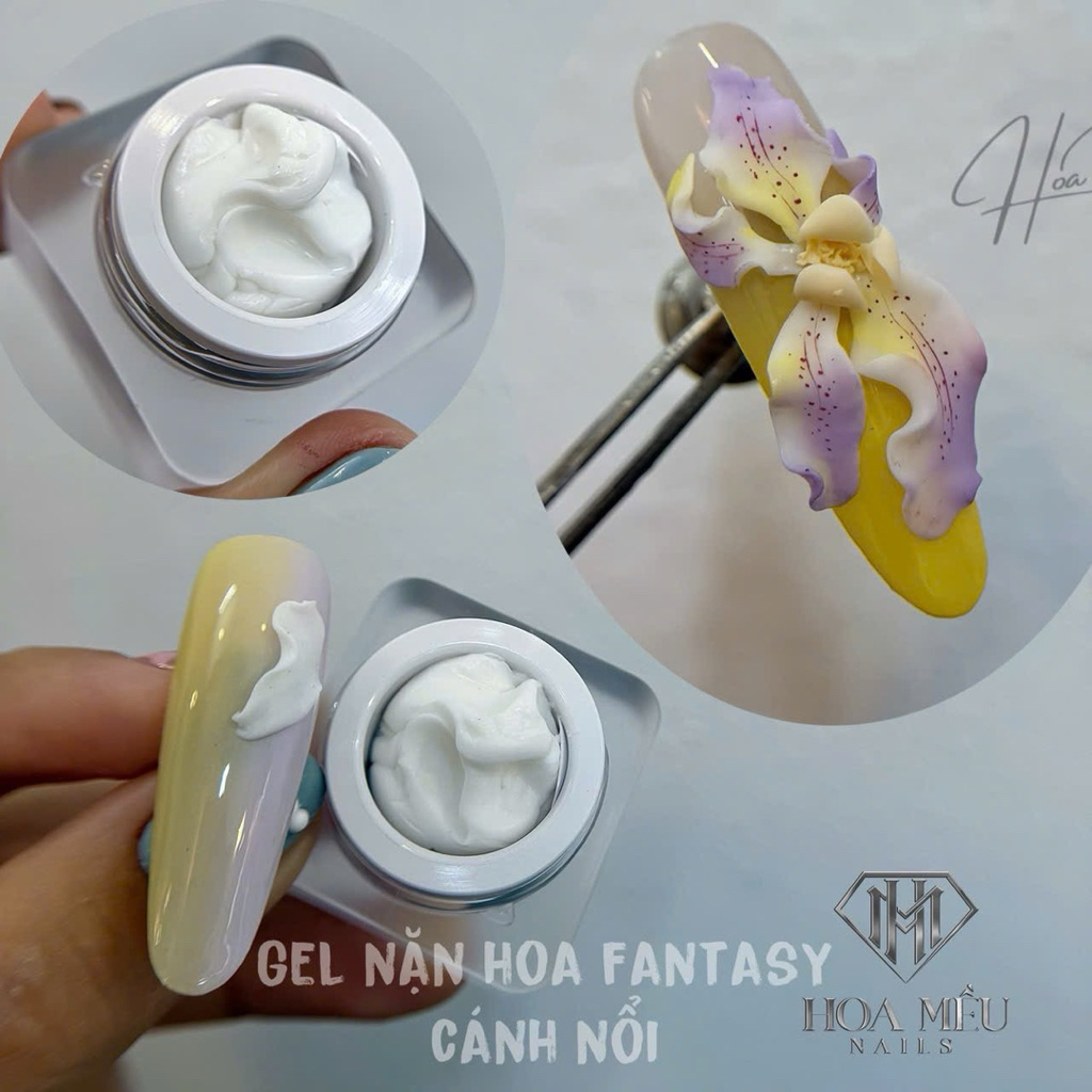 gel nặn hoa chất dẻo cứng để làm hoa nổi fantasy