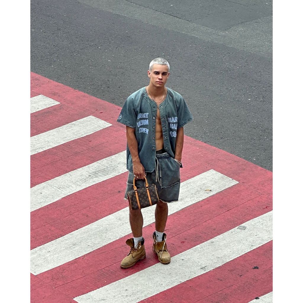 Áo Thể Thao ORBIT - ORBIT BASEBALL DENIM JERSEY - Local Brand Chính Hãng | BigBuy360 - bigbuy360.vn