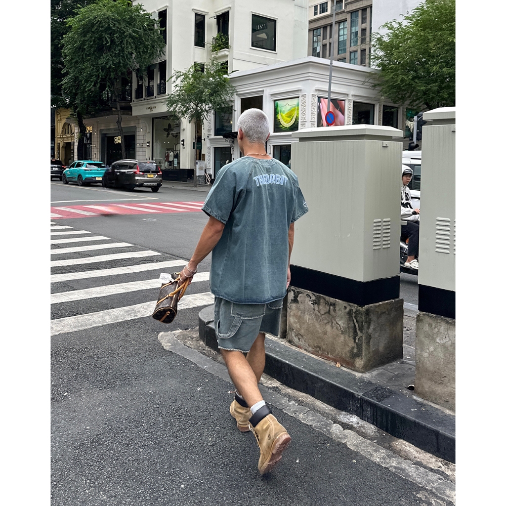 Áo Thể Thao ORBIT - ORBIT BASEBALL DENIM JERSEY - Local Brand Chính Hãng | BigBuy360 - bigbuy360.vn