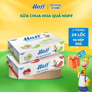 Combo 2 thùng Sữa chua trẻ em HOFF mix vị ( 24 lốc - 48 hộp/55g )