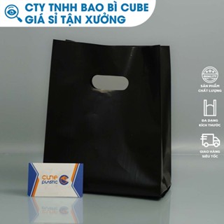 Túi Nilong Hột Xoài Đen Sang Trọng PE Zin [1KG] - CTY BAO BÌ CUBE