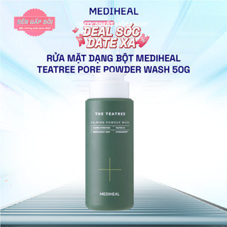  Rửa Mặt Dạng Bột Sạch Sâu Thông Thoáng Lỗ Chân Lông Mediheal The Tea Tree Calming Powder Wash 50g 