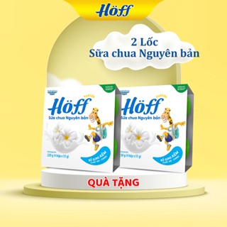 [TẶNG QH0014] 2 LỐC sữa chua HOFF cho bé vị nguyên bản (8 hộp x 55g)