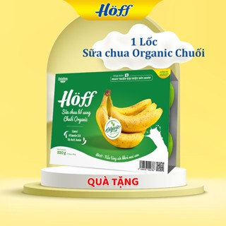 [TẶNG QH0012] Sữa chua Organic Hoff vị chuối 6 hộp (55g/hộp)