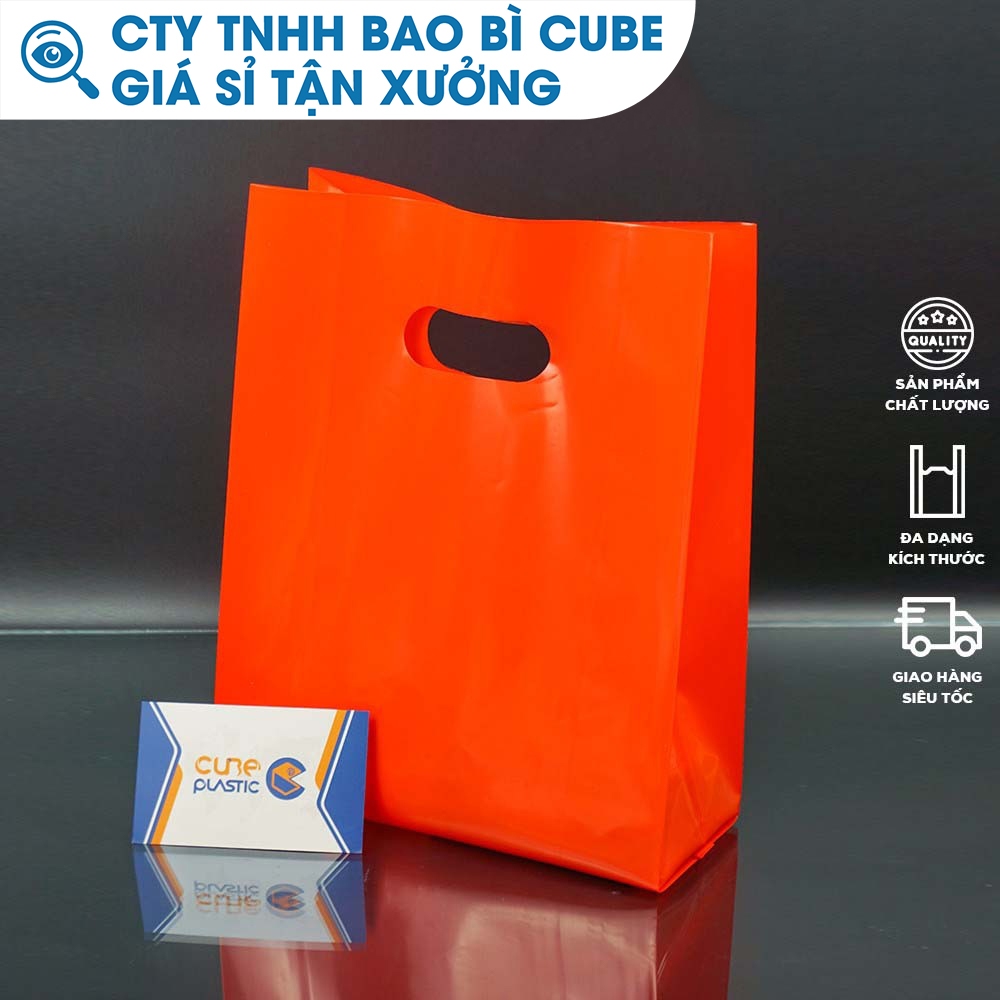 Túi Nilong Hột Xoài ĐỎ LUCKY PE Zin [1KG] - CTY BAO BÌ CUBE