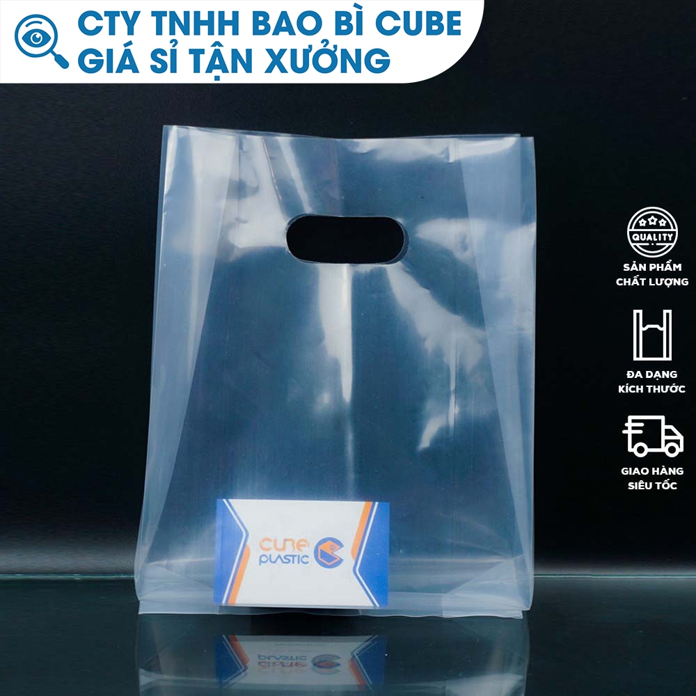 Túi Nilong Hột Xoài Trong Suốt PE,HD Zin [1KG] - CTY BAO BÌ CUBE
