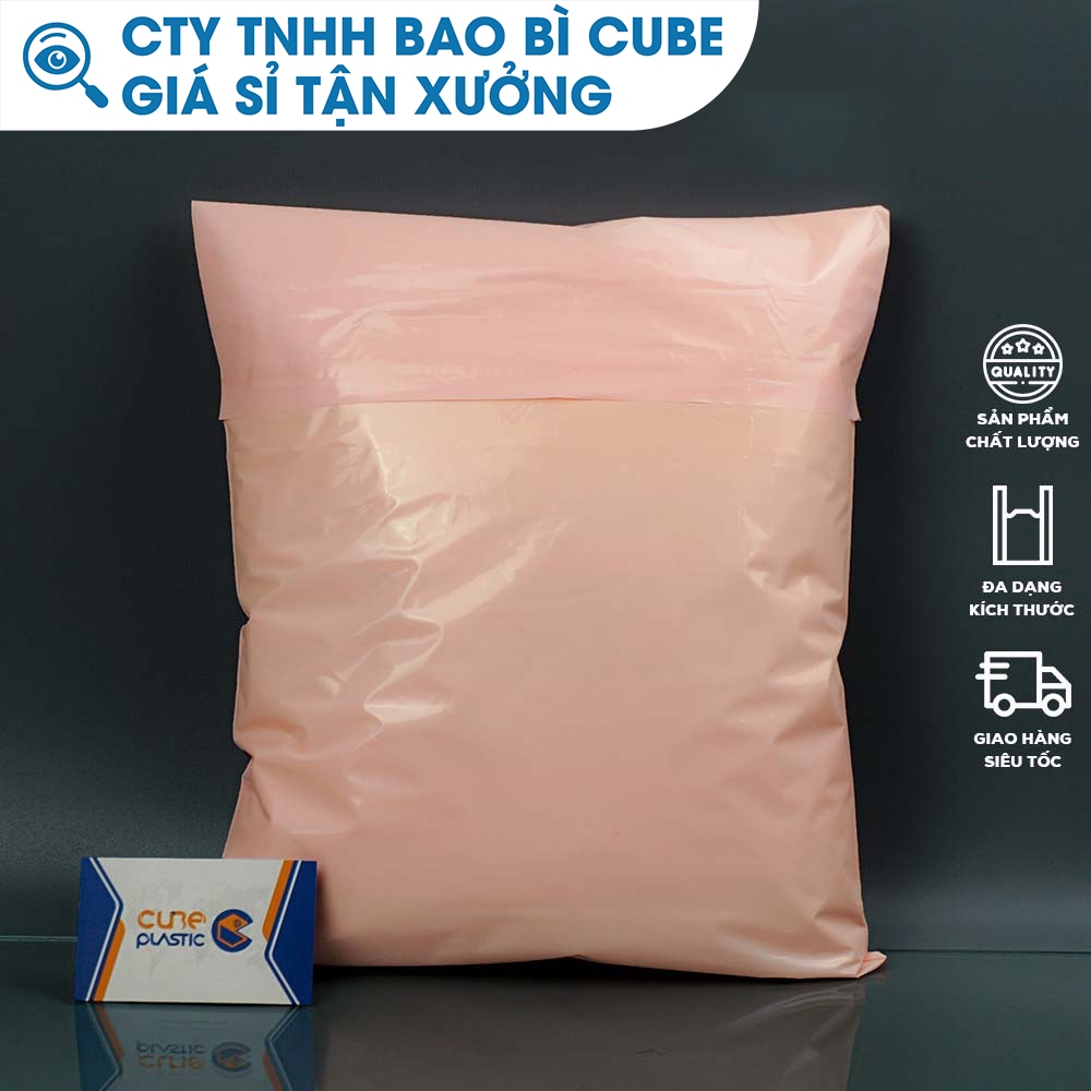 Túi Gói Hàng Niêm Phong CAM ĐÀO 2 Lớp [1KG] - CTY BAO BÌ CUBE