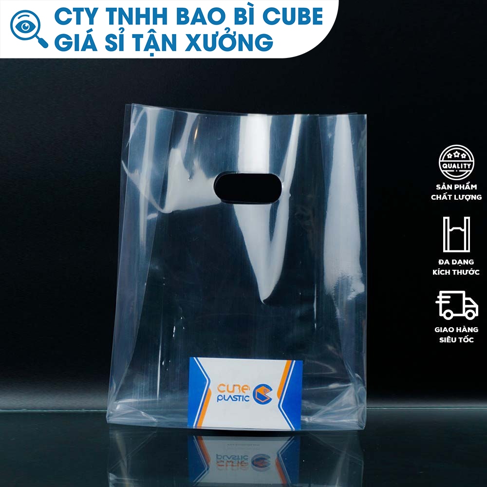 Túi Nilong Hột Xoài PP Zin Trong Suốt, Sang Trọng [1KG] - CTY BAO BÌ CUBE