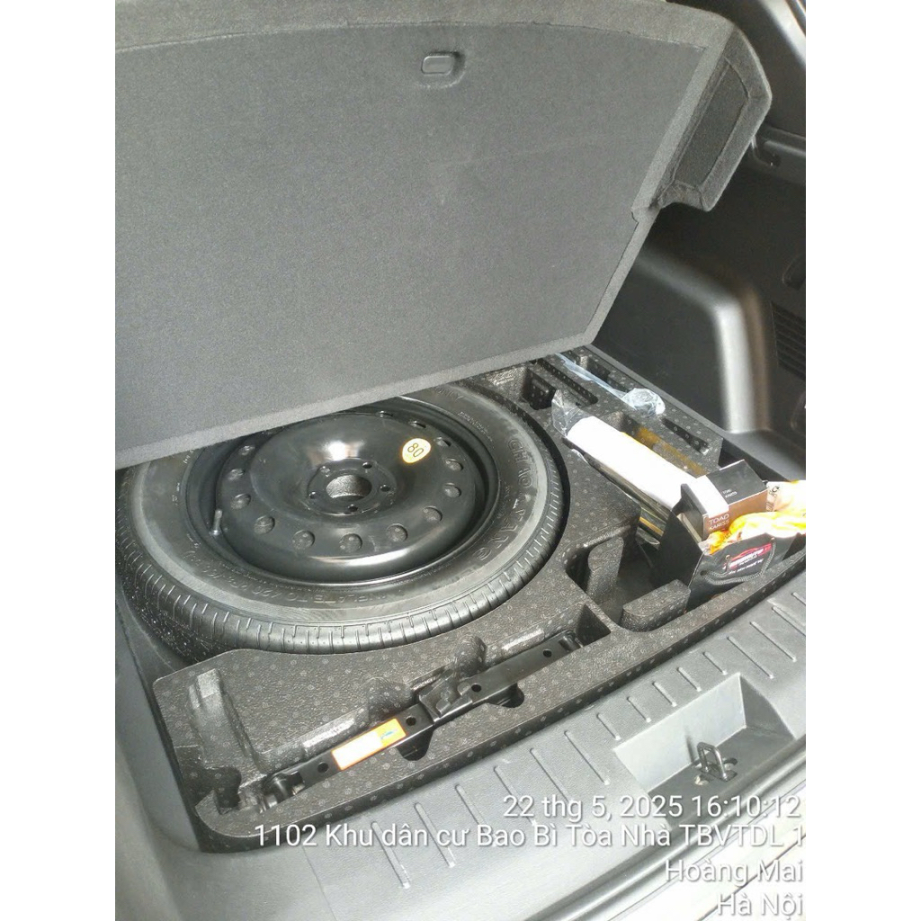 Mâm+lốp dự phòng R19 Vinfast VF8s/VF8 plus chuẩn size sơ cua cho Vinfast VF8, đặt vừa in chỗ khoét