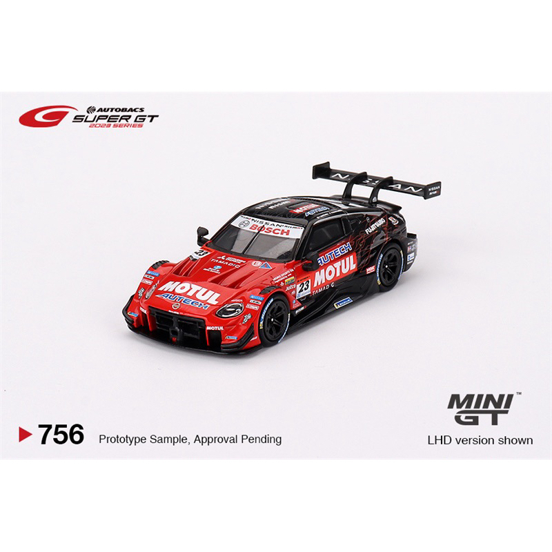 mohinhxeps-1/64_ MINI GT #756 Card Version Nissan Z GT500 #23 "MOTUL AUTECH Z" NISMO 2023 SUPER GT S