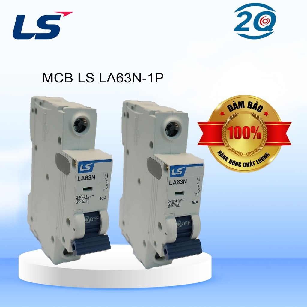 MCB/ Cầu dao bảo vệ-LS-LA63N-1P 6A/ 10A/ 16A/ 20A/ 25A/ 32A/ 40A/ 50A/ 63A