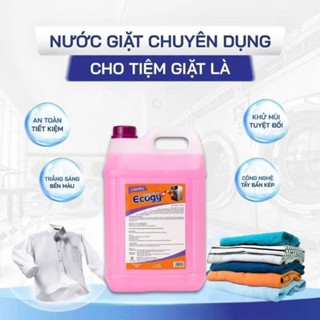 [ NƯỚC GIẶT CÔNG NGHIỆP ] Nước giặt siêu sạch Ecogy 10kg không mùi chuyên dụng giặt là, khách sạn, nhà nghỉ ...