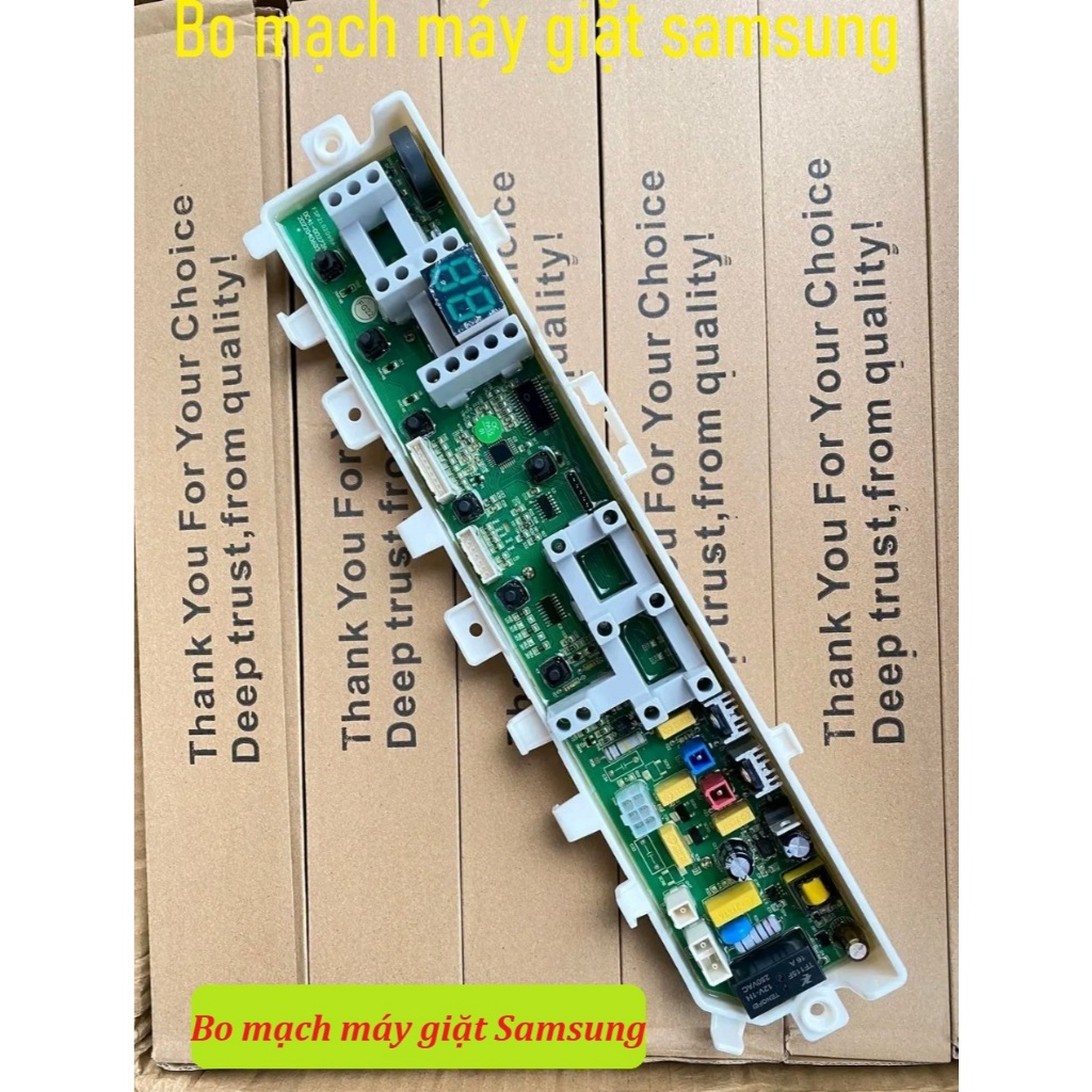Bo mạch máy giặt Samsung 9kg WA90M5120SW cửa trên mới chính hãng