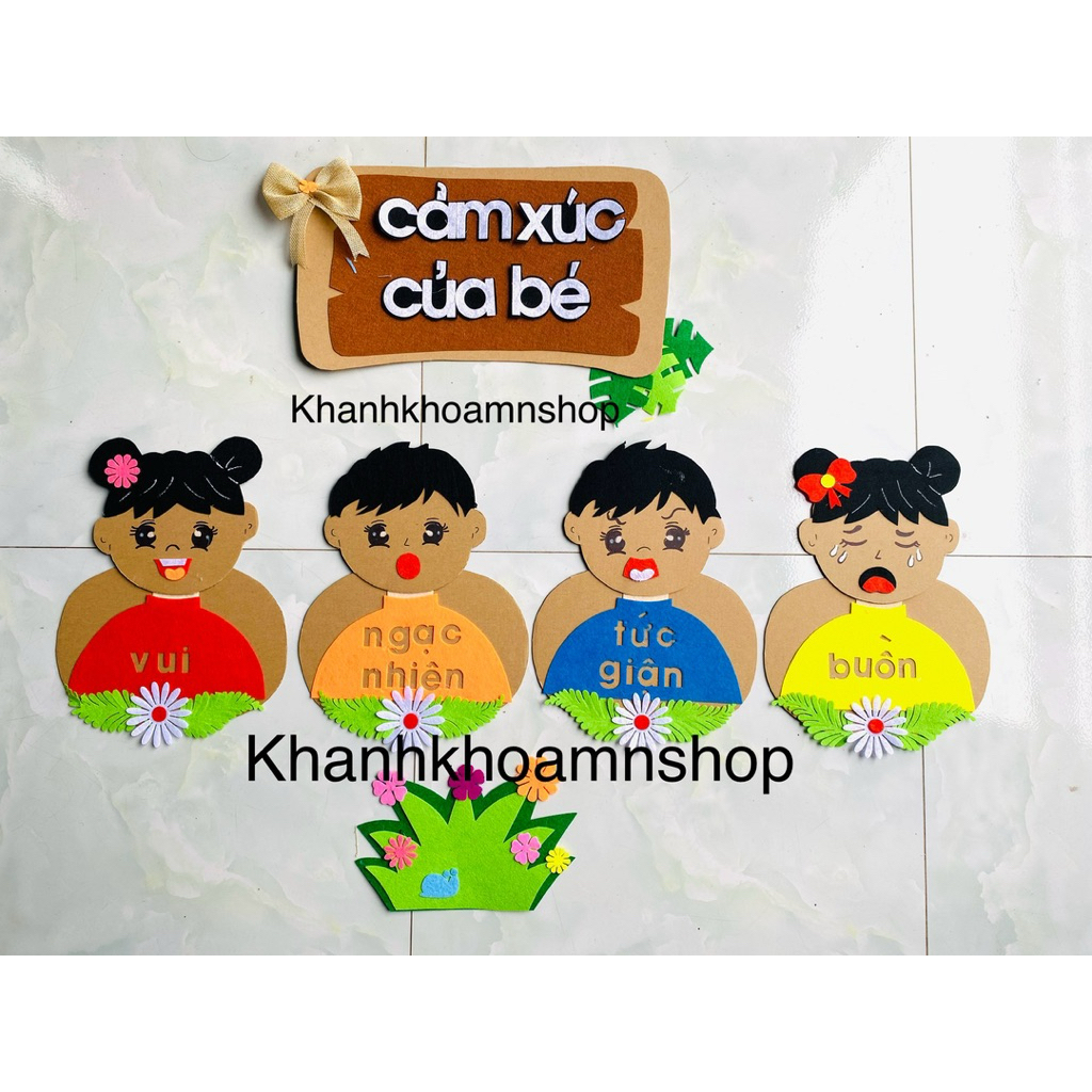 góc cảm xúc của bé steam cho trẻ mầm non