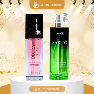  COMBO Xịt Khử Mùi DEORA 40ml & SAKITO 50ml Khử Mùi Hôi Nách Ngăn Tiết Mồ Hôi Không Ố Vàng Áo 