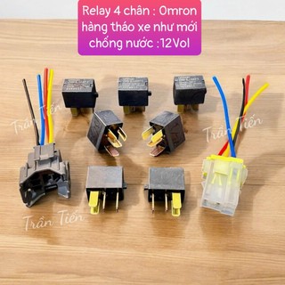 Relay 4 chân Omron ĐEN - lùn chống nước