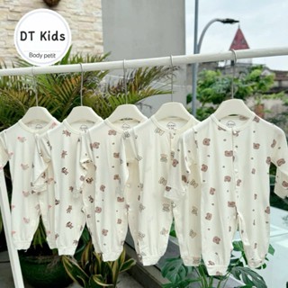 [BODY DÀI] Combo 3-5 Body dài tay,chất petit mềm mát nhiều hình ngộ nghĩnh cho bé sơ sinh 0-9 tháng