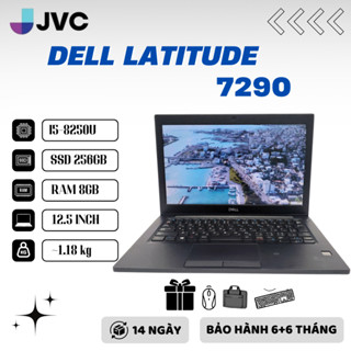 Laptop Giá Rẻ DELL LATITUDE 7290 I5-8350U/ 8GB/ SSD256GB/ 12.5HD Pin>3-5h