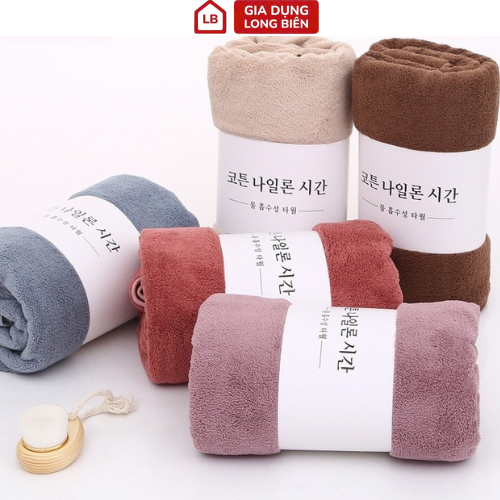 Khăn Tắm Bông Hàn Quốc Cao Cấp - Xuất Xứ Hàn Quốc, Khổ Rộng 70 x 140 cm