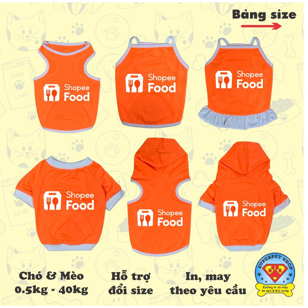 ÁO THÚ CƯNG COSPLAY SỌP PI SIÊU XINH GIÁ RẺ