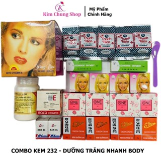 Tổng hợp các Combo kem dưỡng da toàn thân siêu trắng nhanh bán chạy