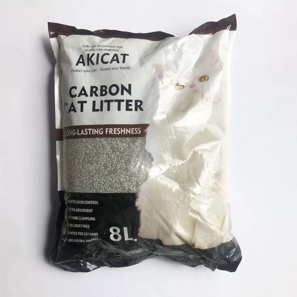 Cát vệ sinh cho mèo AKICAT Carbon Cat Litter 8L 4Kg