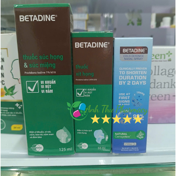 [Hỏa Tốc Q1] Nước Súc Miệng (08.2026)/ Xịt họng (2028)BETADINE